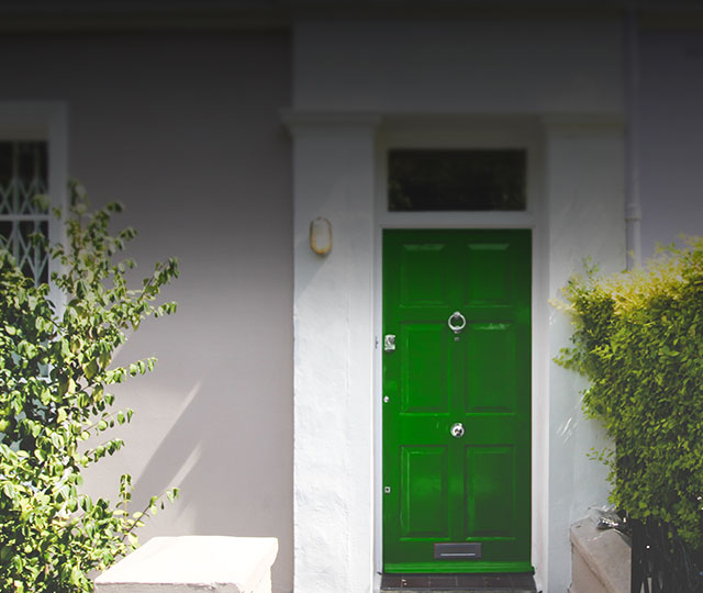 Green door